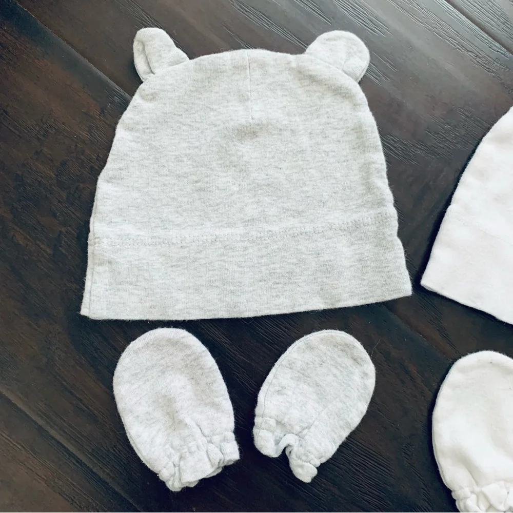 Carter's Just One You® 2pk Bear Hats & Mittens for Baby Boys or Girls